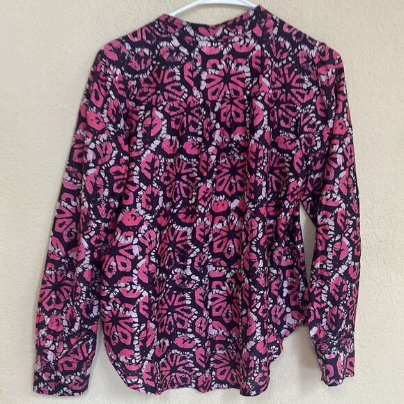 Xirena NWT womans Floral Button Down Blouse top size XS - Picture 5 of 5